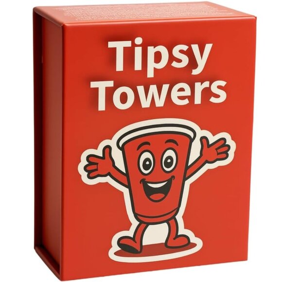 Tipsy Towers™ – Card Game for Adults – Party Game - Picture 1 of 8